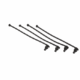 Retenedor de clip de carrocería Traxxas (Negro) (4pcs) TRX5750