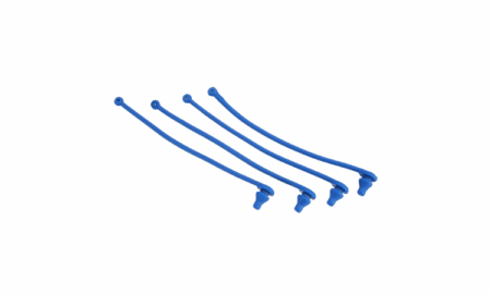 Retenedor de clip de carrocería Traxxas (Azul) (4pcs) TRX5751