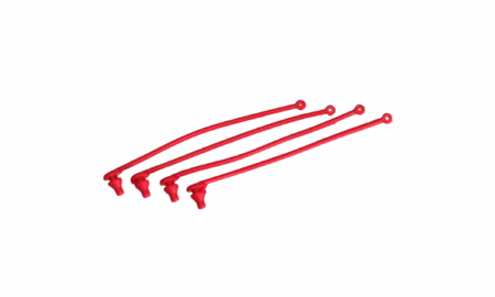 Retenedor de clip de carrocería Traxxas (Rojo) (4pcs) TRX5752