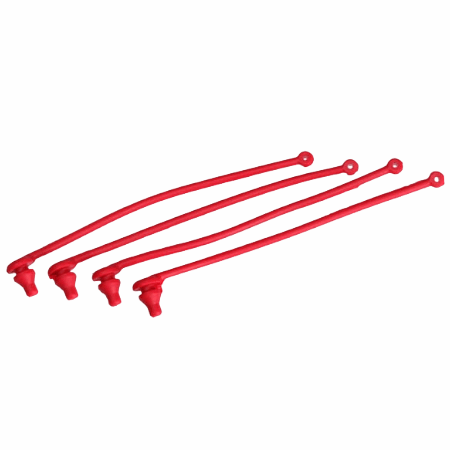 Retenedor de clip de carrocería Traxxas (Rojo) (4pcs) TRX5752