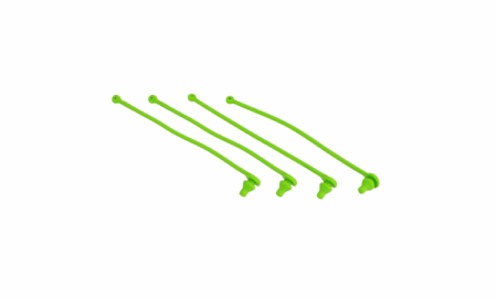 Retenedor de clip de carrocería Traxxas (Verde) (4pcs) TRX5753