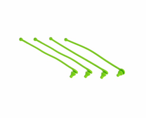 Retenedor de clip de carrocería Traxxas (Verde) (4pcs) TRX5753