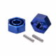 Hexágonos Traxxas 12mm (anodizado azul, aluminio ligero) (2pcs) TRX1654X