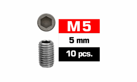 Tornillos prisioneros M5x5 Ultimate Racing (10pcs) UR164505