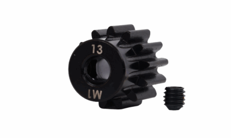 Piñón Traxxas 13 dientes (1.0 paso metrico) para eje de 5mm Mecanizado TRX6483X
