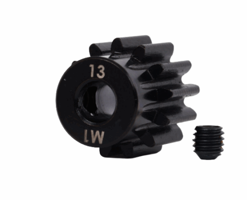 Piñón Traxxas 13 dientes (1.0 paso metrico) para eje de 5mm Mecanizado TRX6483X