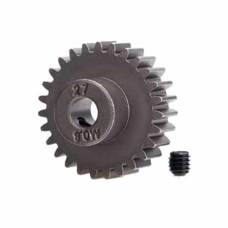 Piñón Traxxas 27 dientes (0.8 paso métrico) para eje de 5mm TRX5647