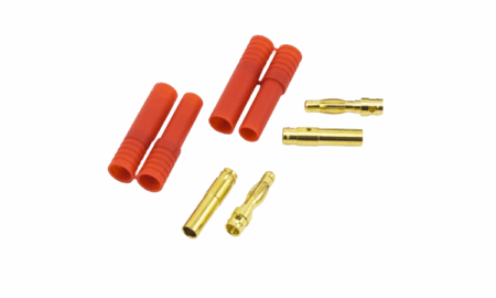 Conector Banana 4.0mm Ultimate Racing (2pc) UR46206