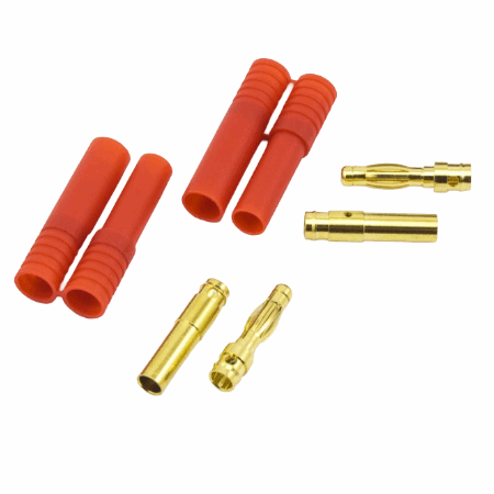 Conector Banana 4.0mm Ultimate Racing (2pc) UR46206