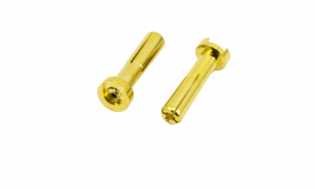 Conector banana de Macho 90º Ultimate Racing (2pcs)