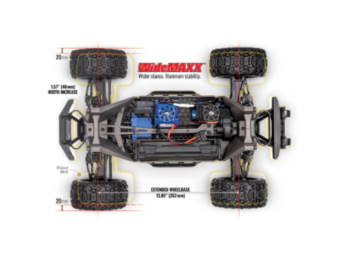 Traxxas Wide Maxx VXL-4S 1/10 4WD RTR TRX89086-4