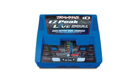 Cargador doble Traxxas EZ-Peak Live de 26 amperios 4S TRX2973