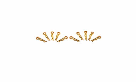 Clips de carrocería Arrowmax pequeños (dorados) (10pcs) AM-103101