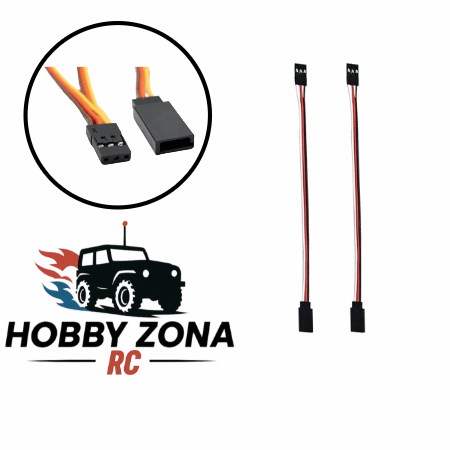Cable de extensión con conector Futaba/JR ( (macho/hembra) (2pcs)