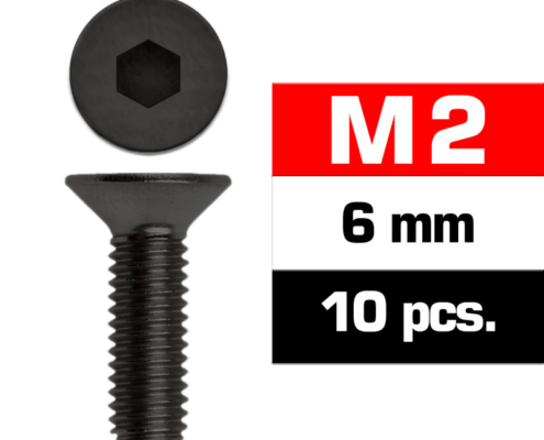 Tornillos M2x6 Ultimate Racing Avellanado (10pcs) UR161206