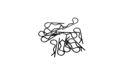 Clips de carrocería Traxxas Pequeños (Negro) (12pcs) TRX1834A