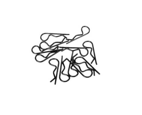 Clips de carrocería Traxxas Pequeños (Negro) (12pcs) TRX1834A