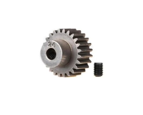 Piñón Traxxas 24T (48p.) para eje de 3mm TRX2424