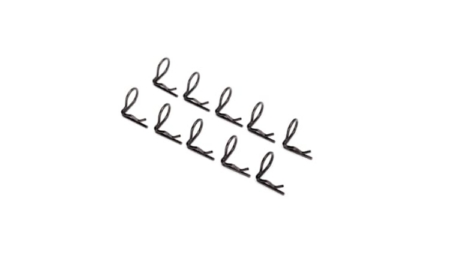Clips de carrocería Traxxas Pequeños en 90º (Negro) (10pcs) TRX3935A
