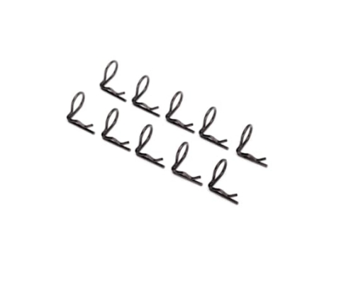 Clips de carrocería Traxxas Pequeños en 90º (Negro) (10pcs) TRX3935A