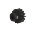 Piñón Traxxas 15 dientes (32p) (acero mecanizado) eje 3mm TRX3945X