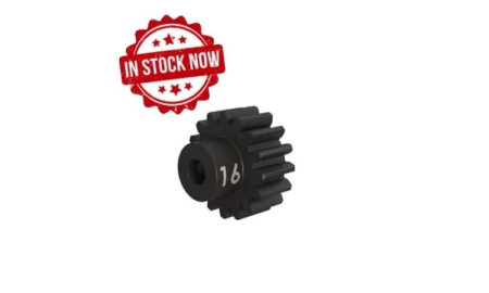 Piñón Traxxas 16 dientes (32p) (acero mecanizado) eje 3mm TRX3946X