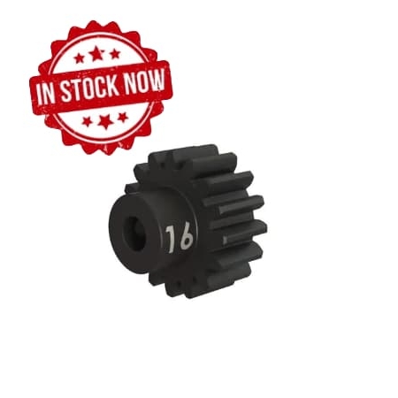 Piñón Traxxas 16 dientes (32p) (acero mecanizado) eje 3mm TRX3946X