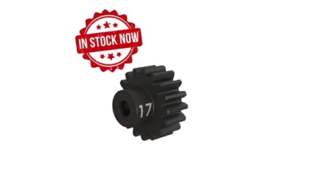 Piñón Traxxas 17 dientes (32p) (acero mecanizado) eje 3mm TRX3947X