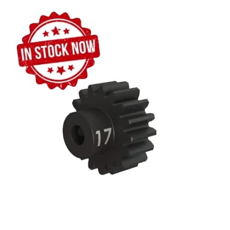 Piñón Traxxas 17 dientes (32p) (acero mecanizado) eje 3mm TRX3947X