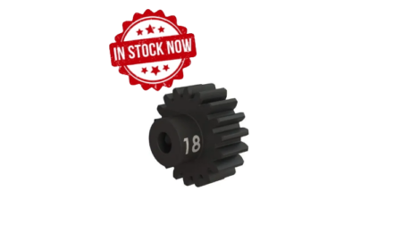 Piñón Traxxas 18 dientes (32p) (acero mecanizado) eje 3mm TRX3948X