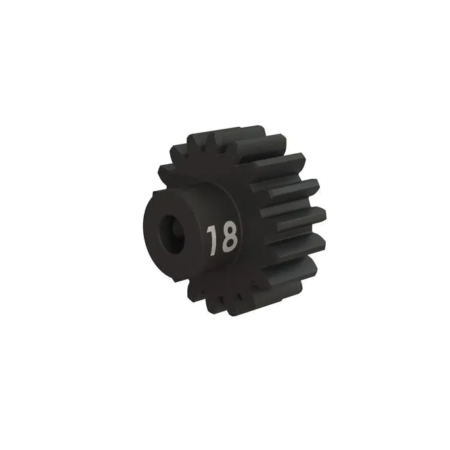 Piñón Traxxas 18 dientes (32p) (acero mecanizado) eje 3mm TRX3948X
