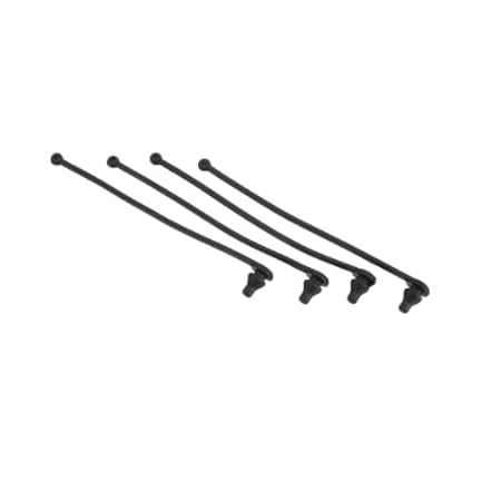 Retenedor de clip de carrocería Traxxas (Negro) (4pcs) TRX5750