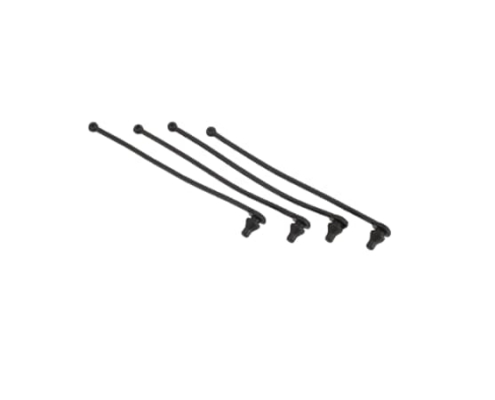 Retenedor de clip de carrocería Traxxas (Negro) (4pcs) TRX5750