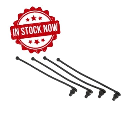 Retenedor de clip de carrocería Traxxas (Negro) (4pcs) TRX5750