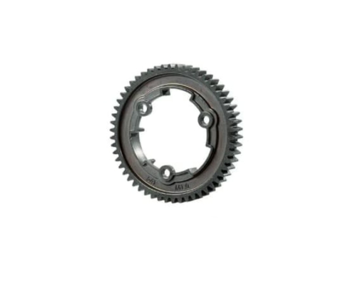 Corona recta, 54 dientes, Traxxas de acero (cara ancha, paso métrico 1,0) TRX6449R