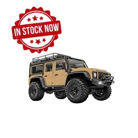 Traxxas TRX-4M Land Rover Defender 1/18 Marrón (con batería y cargador) RTR TRX97054-1TAN