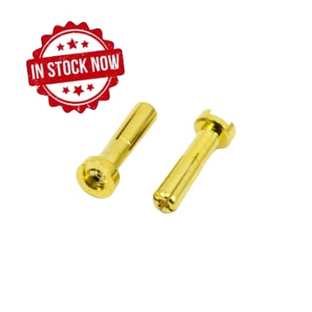 Conector banana de 4mm Macho 90º Ultimate Racing (2pcs) UR46108