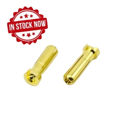 Conector banana de 5mm Macho 90º Ultimate Racing (2pcs) UR46110