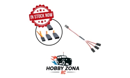 Cable de extensión en paralelo "Y" conector Futaba/JR (3 en 1) 20cm