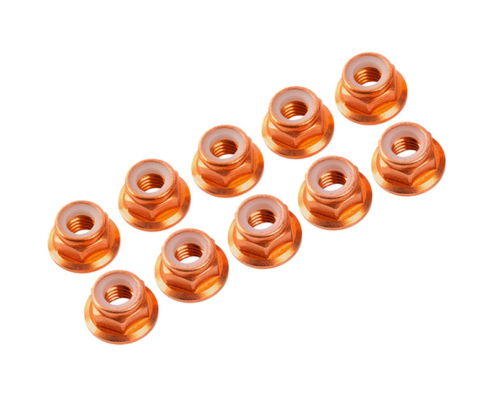 Tuercas autoblocantes de aluminio Ultimate Racing M3 (Naranja) (10pcs) UR1503-G