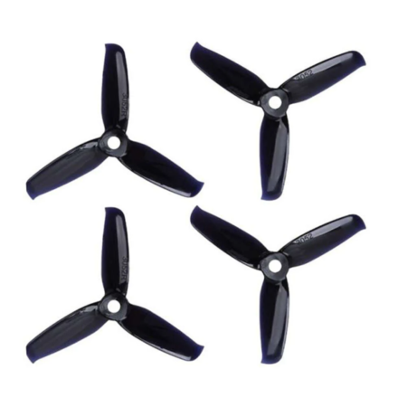 Set de Hélices Gemfan 3052-3 tres hojas negras (4pcs) GEM5