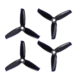 Set de Hélices Gemfan 3052-3 tres hojas negras (4pcs) GEM5