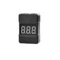 Comprobador de Baterías Lipo y alarma de voltaje Color Negro
