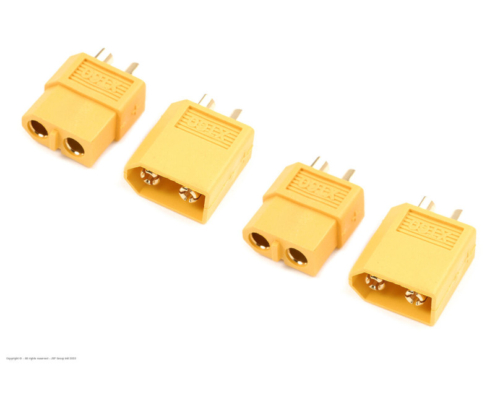 Conectores XT60 Revtec 2 Machos/ 2 Hembras GF-1003-001