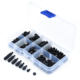 Set de tornillos y espaciadores de nylon M2 (180pcs)