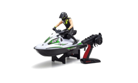Moto de agua Kyosho Wave Chopper 2.0 RC Electric Readyset (con Batería y cargador USB) Verde K.40211T1B