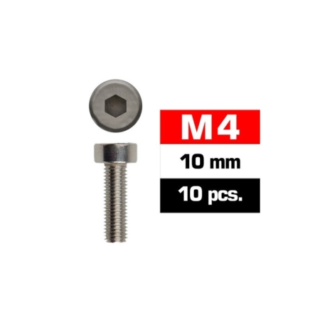 Tornillos M4x10 Ultimate Racing cilíndrico (10pcs) UR163410