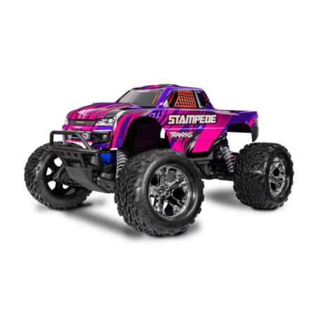 Traxxas Stampede 1/10 2WD Brushed HD Rosa (con batería y cargador) RTR TRX36254-8PINK