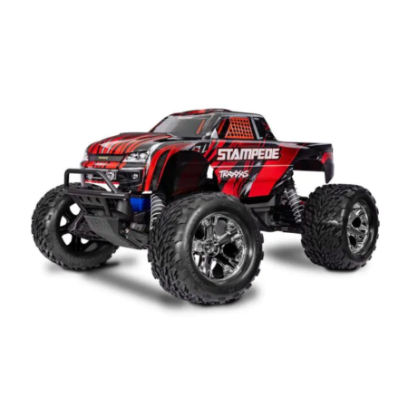 Traxxas Stampede 1/10 2WD Brushed HD Rojo (con batería y cargador) RTR TRX36254-8RED
