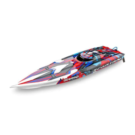 Lancha Traxxas Spartan Roja TRX57076-4